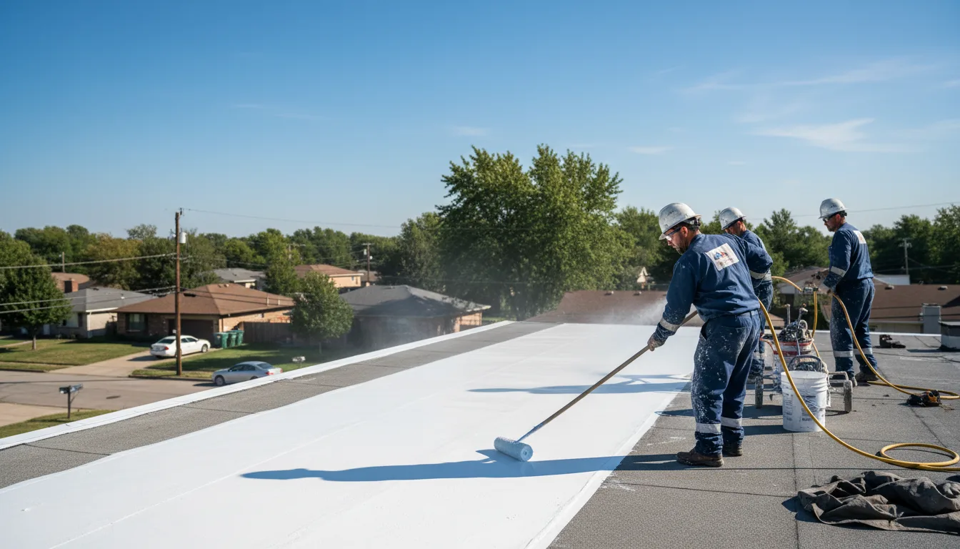 Commercial roof coating in Pena Blanca, NM near me